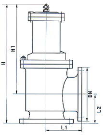 J744X液壓角式快開排泥閥結(jié)構(gòu)示意圖 J744X液壓角式快開排泥閥結(jié)構(gòu)示意圖