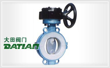 D371(半襯)、D371Fs(全襯)蝸輪對夾襯氟塑料蝶閥